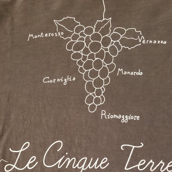 Le Cinque Terre - Olive Green w/ White - Womens Long Sleeve Shirt - From Italy - Picture 5 of 7